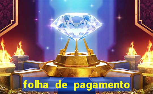 folha de pagamento para preencher word